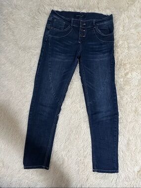 Slim Midrise Women’s Skinny Jeans in Dark Blue